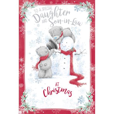 Special Daughter & Son In Law Me To Bear Christmas Card  £3.59