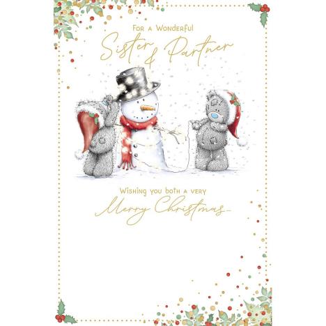 Sister & Partner Me to You Bear Christmas Card  £2.49