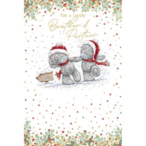 Brother & Partner Me to You Bear Christmas Card  £2.49