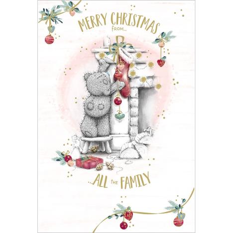 From All the Family Me to You Bear Christmas Card  £2.49