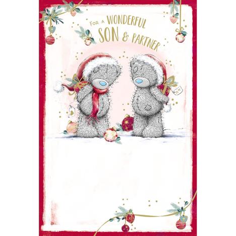 Son & Partner Me to You Bear Christmas Card  £2.49