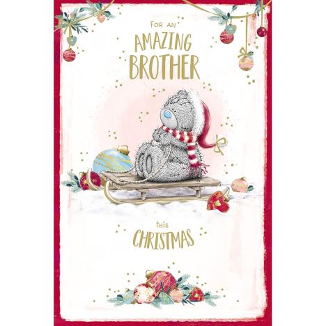 Amazing Brother Me to You Bear Christmas Card  £2.49