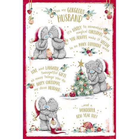 Husband Verse Me to You Bear Christmas Card  £3.59
