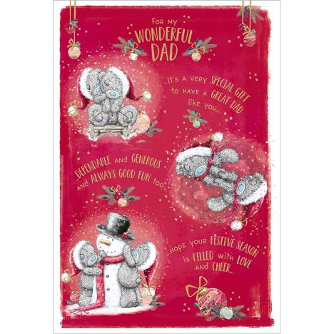 Dad Verse Me to You Bear Christmas Card  £3.59