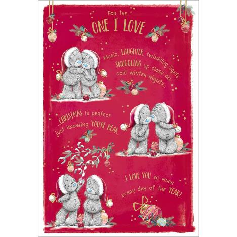 One I Love Verse Me to You Bear Christmas Card  £3.59