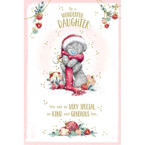 Wonderful Daughter Me to You Bear Christmas Card  £3.59