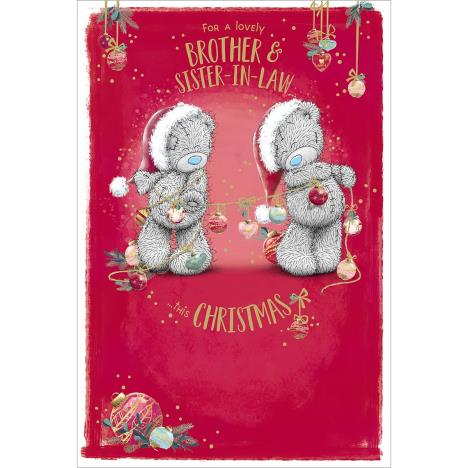 Brother & Sister In Law Me to You Bear Christmas Cards  £3.59