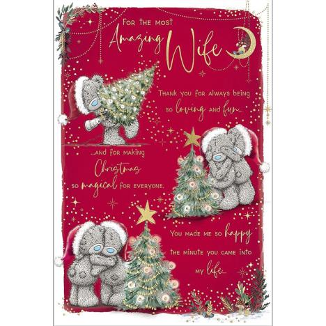 Amazing Wife Verse Me to You Bear Christmas Card  £3.59