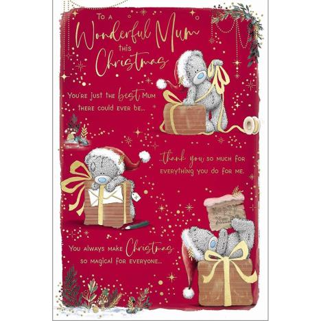 Wonderful Mum Verse Me to You Bear Christmas Card  £3.59
