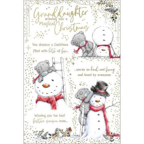 Granddaughter Verse Me to You Bear Christmas Card  £3.59