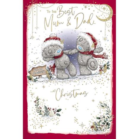 Best Mum & Dad Me to You Bear Christmas Card  £2.49