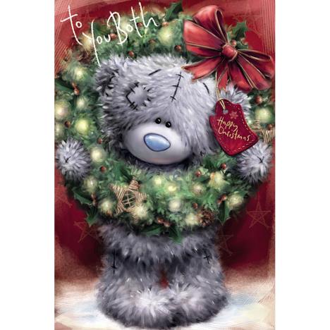 To Both Softly Drawn Me to You Bear Christmas Card  £2.49