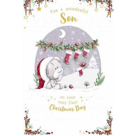 Wonderful Son Me to You Bear First Christmas Card  £2.49
