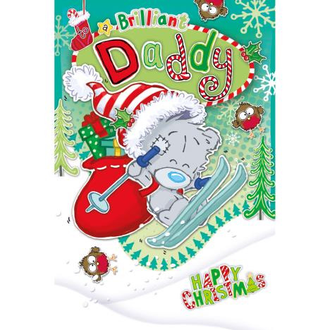 Brilliant Daddy My Dinky Bear Me to You Bear Christmas Card  £2.49