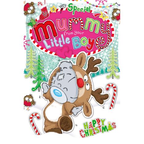 Mummy From Little Boy My Dinky Bear Me to You Bear Christmas Card  £2.49