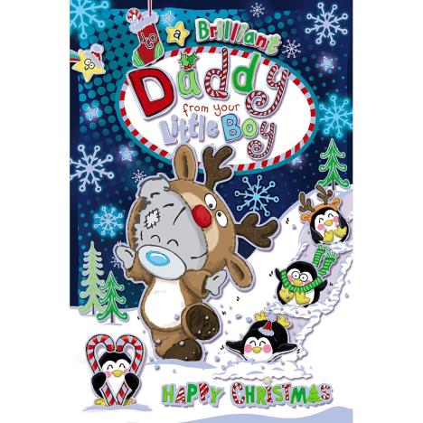 Daddy From Little Boy Me to You Bear Christmas Card  £2.49