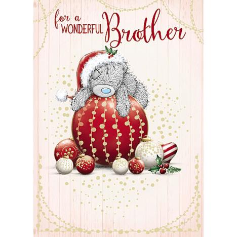 Wonderful Brother Me To You Bear Christmas Card  £1.79