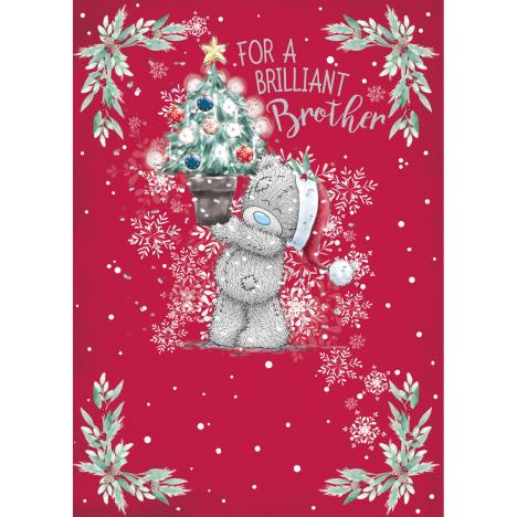 Brilliant Brother Me to You Bear Christmas Card  £1.79