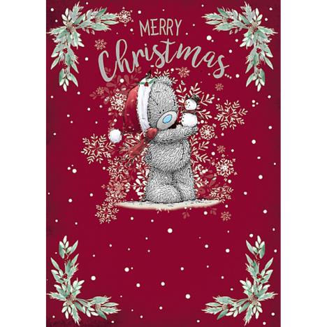 Bear Holding Snowman Me to You Bear Christmas Card  £1.79
