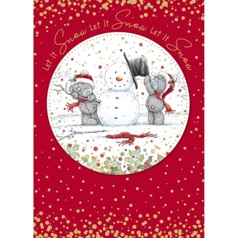 Let it Snow Me to You Bear Christmas Card  £1.79