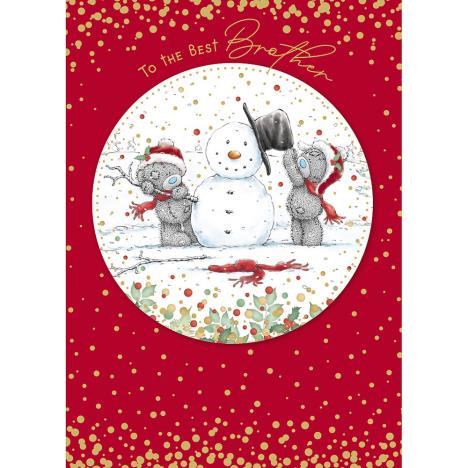 Best Brother Me to You Bear Christmas Card  £1.79