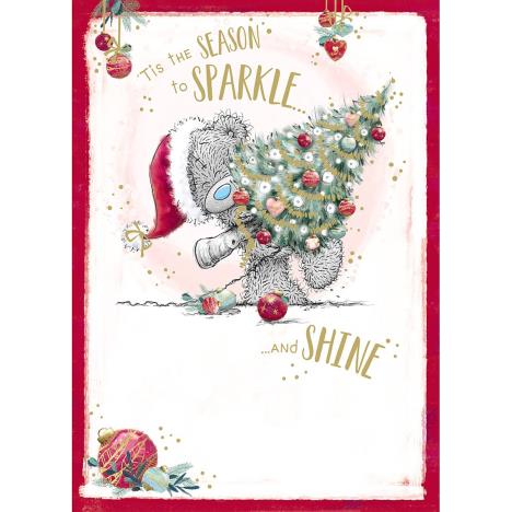 Season Sparkle Me to You Bear Christmas Card  £1.79