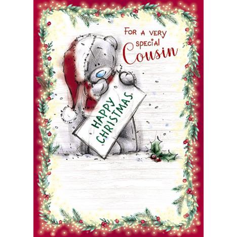 Very Special Cousin Me to You Bear Christmas Card  £1.79