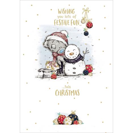 Festive Fun Me to You Bear Christmas Card  £1.79