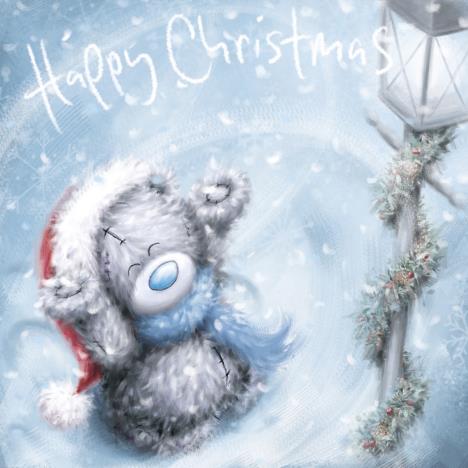 Softly Drawn Bear In Hat And Scarf Me to You Bear Christmas Card  £2.09