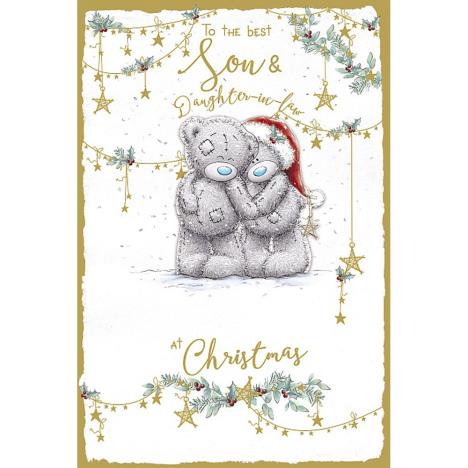 Son & Daughter In Law Handmade Me to You Bear Christmas Card  £4.25