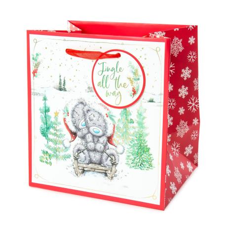 Jingle All The Way Small Me to You Bear Christmas Gift Bag  £1.75