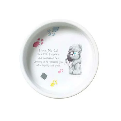 Me to You Bear 5" Ceramic Cat Bowl