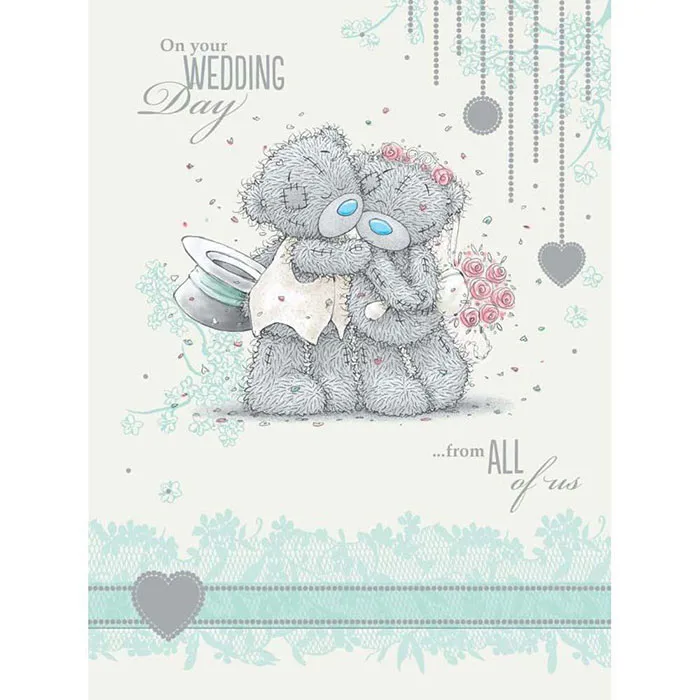 From All of Us Wedding Me to You Bear Card £3.59