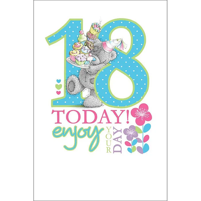 18th Birthday Me to You Bear Card £2.49
