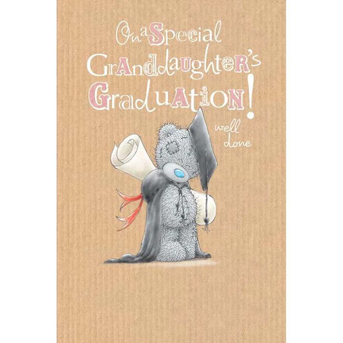 Granddaughter Graduation Me to You Bear Card £2.49