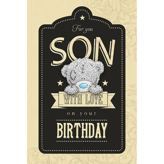 Son Birthday Me to You Bear Card £2.49