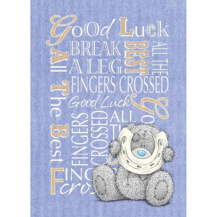 Good Luck Me to You Bear Card £1.79
