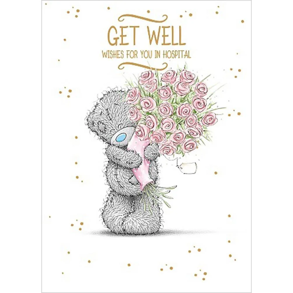 Get Well In Hospital Me to You Bear Card £1.79