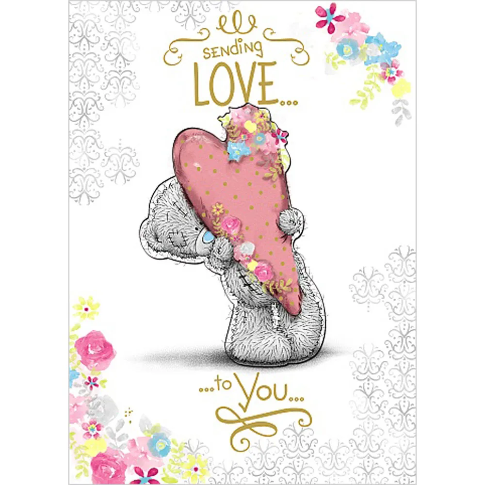 Sending Love Me to You Bear Birthday Card £2.69