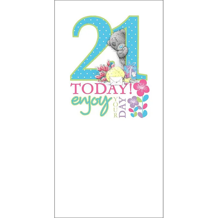 21st Birthday Me to You Bear Card £1.89