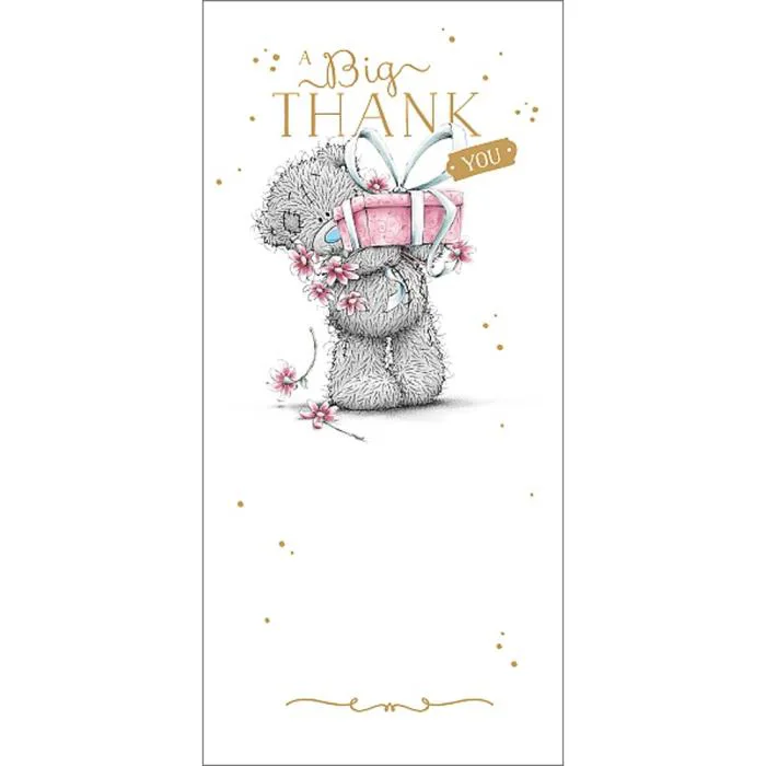 Big Thank You Me to You Bear Card £1.89