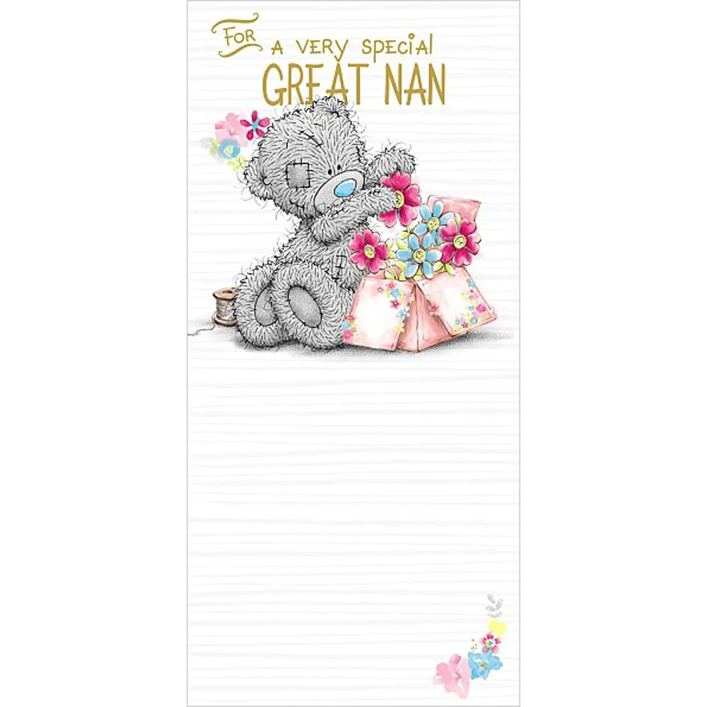 Great Nan Me to You Bear Birthday Card £1.89
