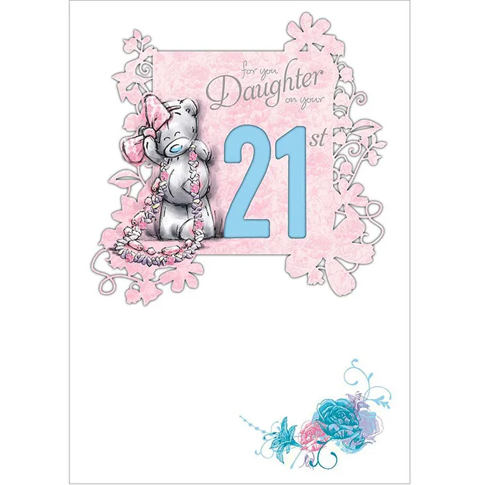 21st Birthday Daughter Me to You Bear Card £3.99