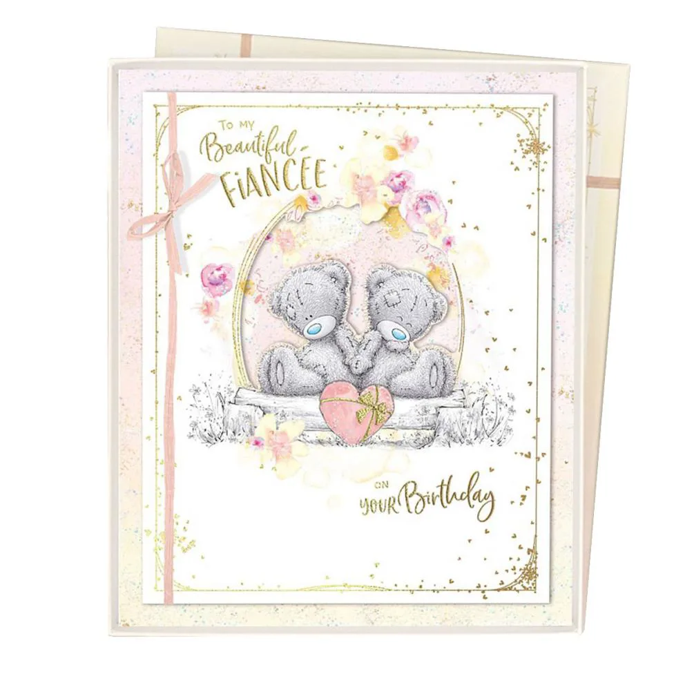 Beautiful Fiancee Me to You Bear Boxed Birthday Card
