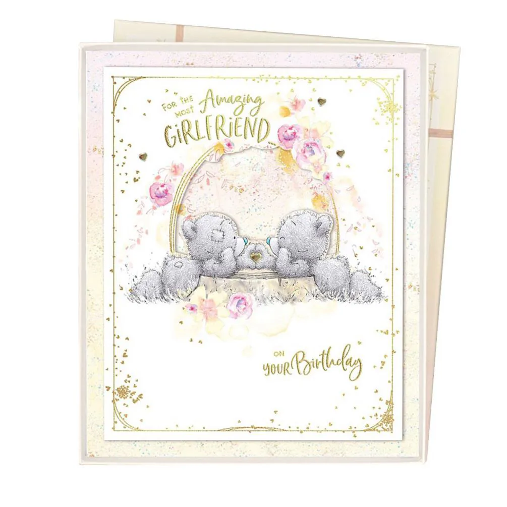 Amazing Girlfriend Me to You Bear Boxed Birthday Card