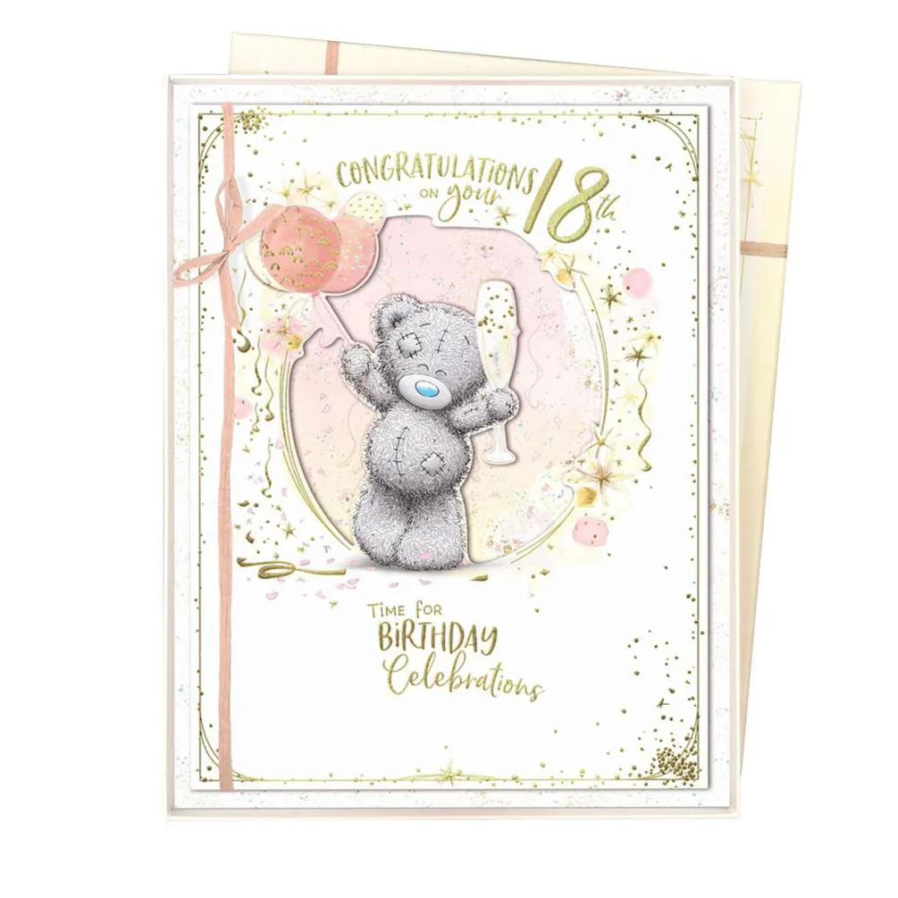 18th Birthday Me to You Bear Boxed Card