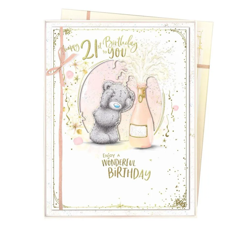 21st Birthday Me to You Bear Boxed  Card