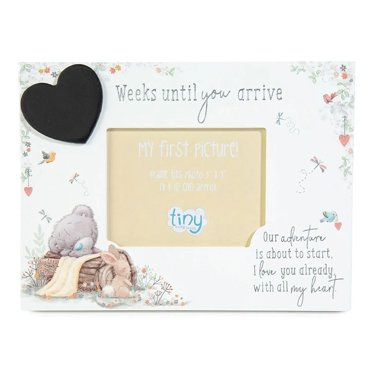 Tiny Tatty Teddy New Baby Countdown Me to You Photo Frame