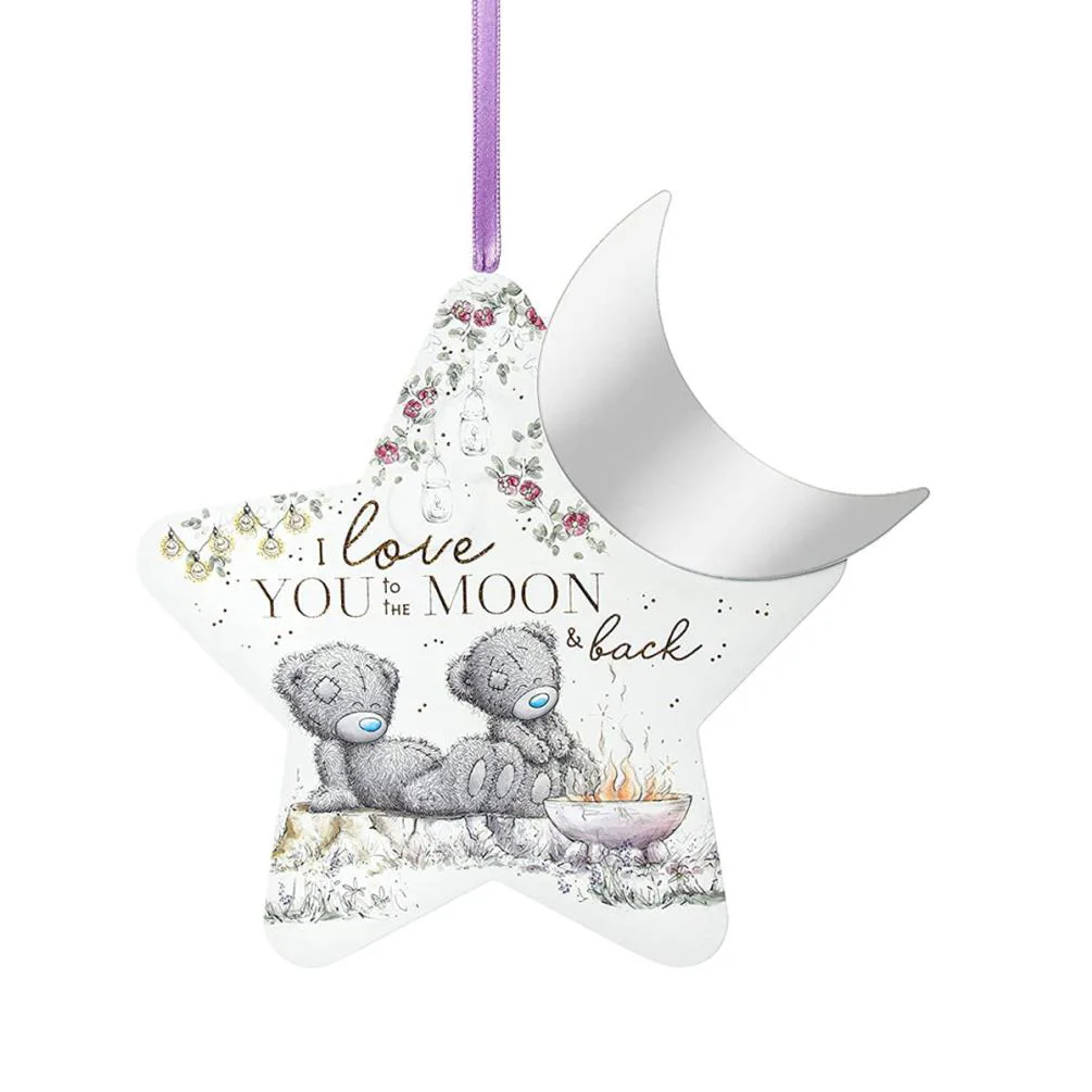 Moon & Back Me to You Bear Star Plaque