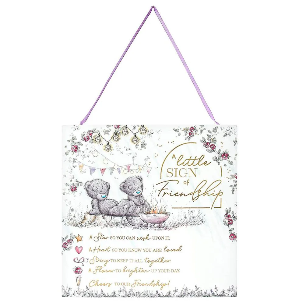 Me to You Bear Friendship Plaque